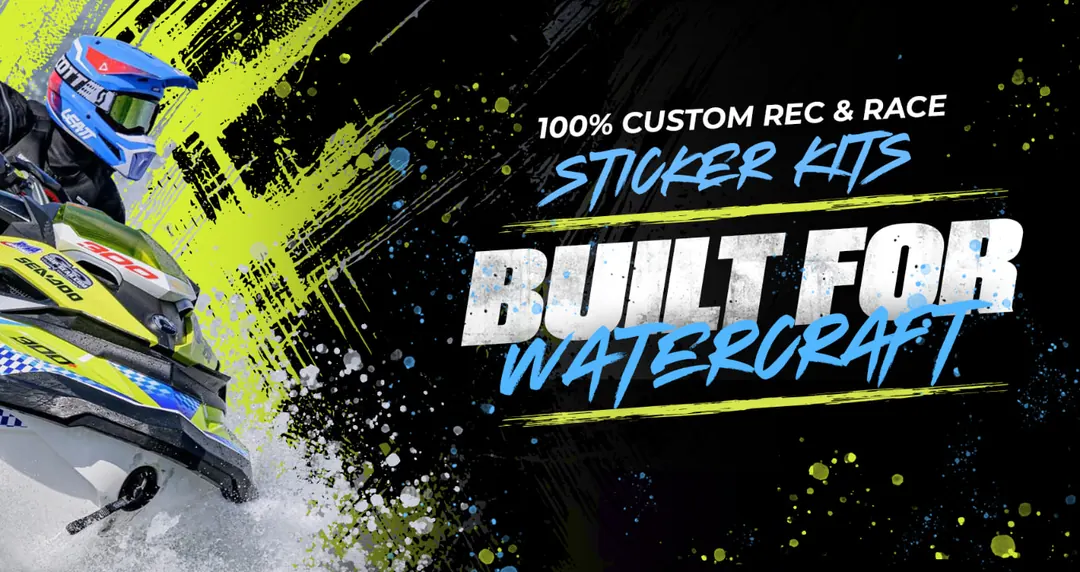 100% Custom Rec & Race Sticker Kits Built For Watercraft — S3R Designs