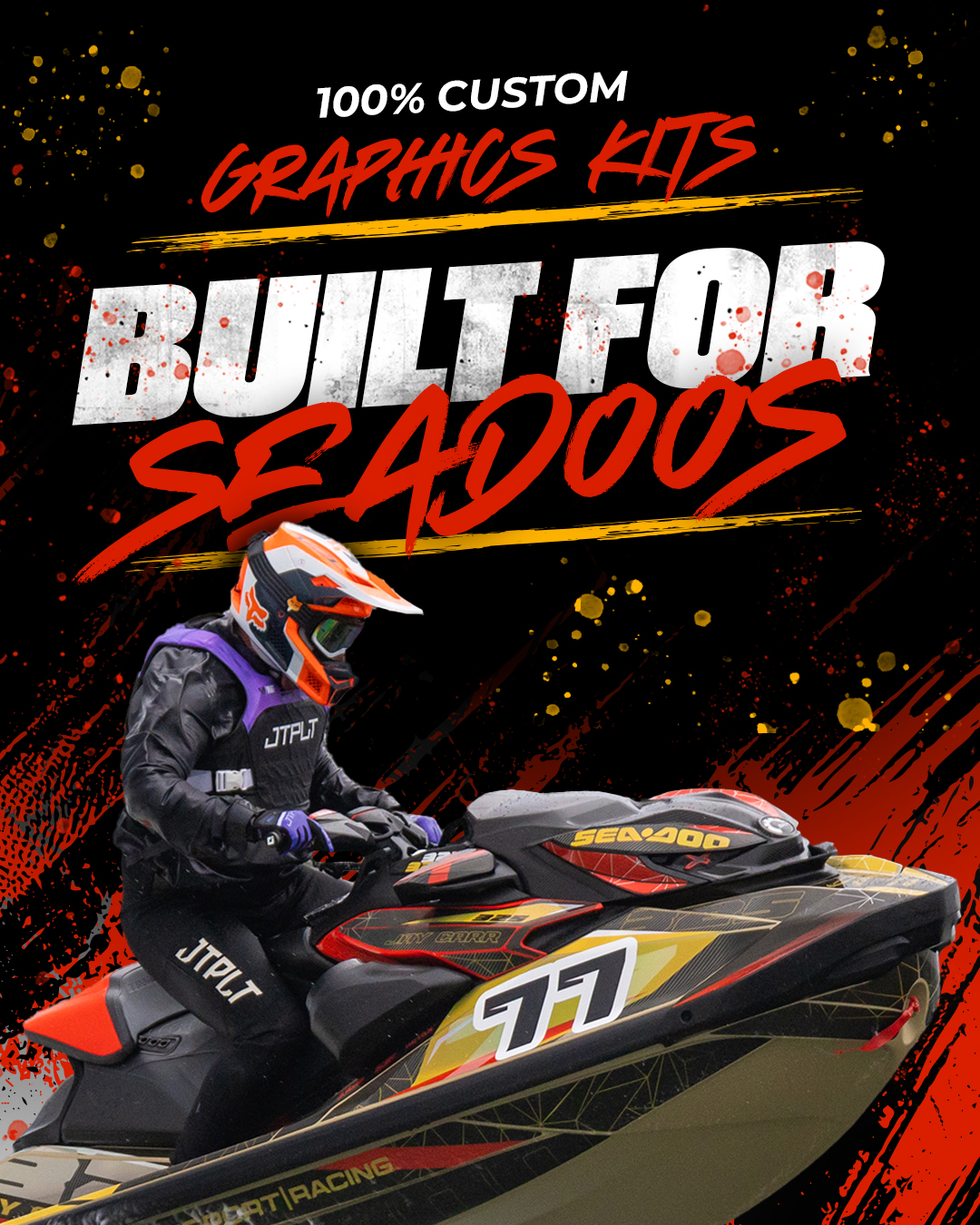 100% Custom Graphics Kits — Built For Sea-Doos